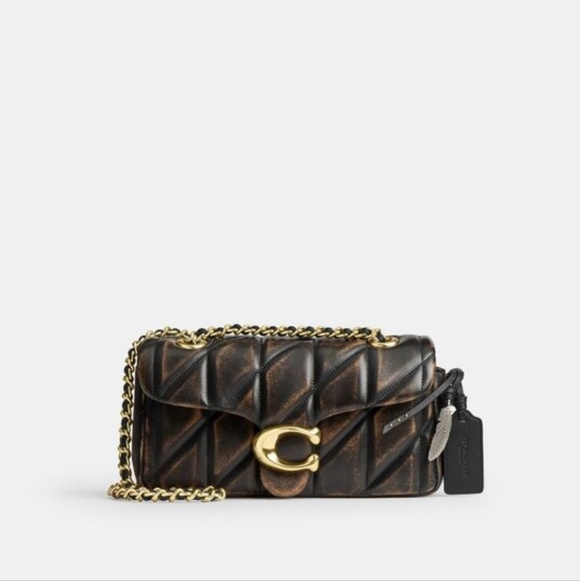 Coach Handbags - Coach Tabby Shoulder Bag 20 w/ Quilting Chain, Leather Straps Loved Leather